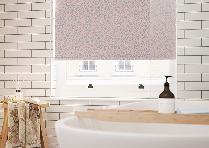 Leopard Luxe, Baby Pink - Roller Blind - Image 5